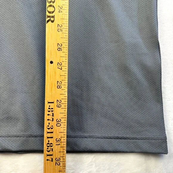 Under Armour Mens Gray 3XL Performance Polo Shirt HeatGear Loose Fit Stretch NWT - Picture 9 of 13